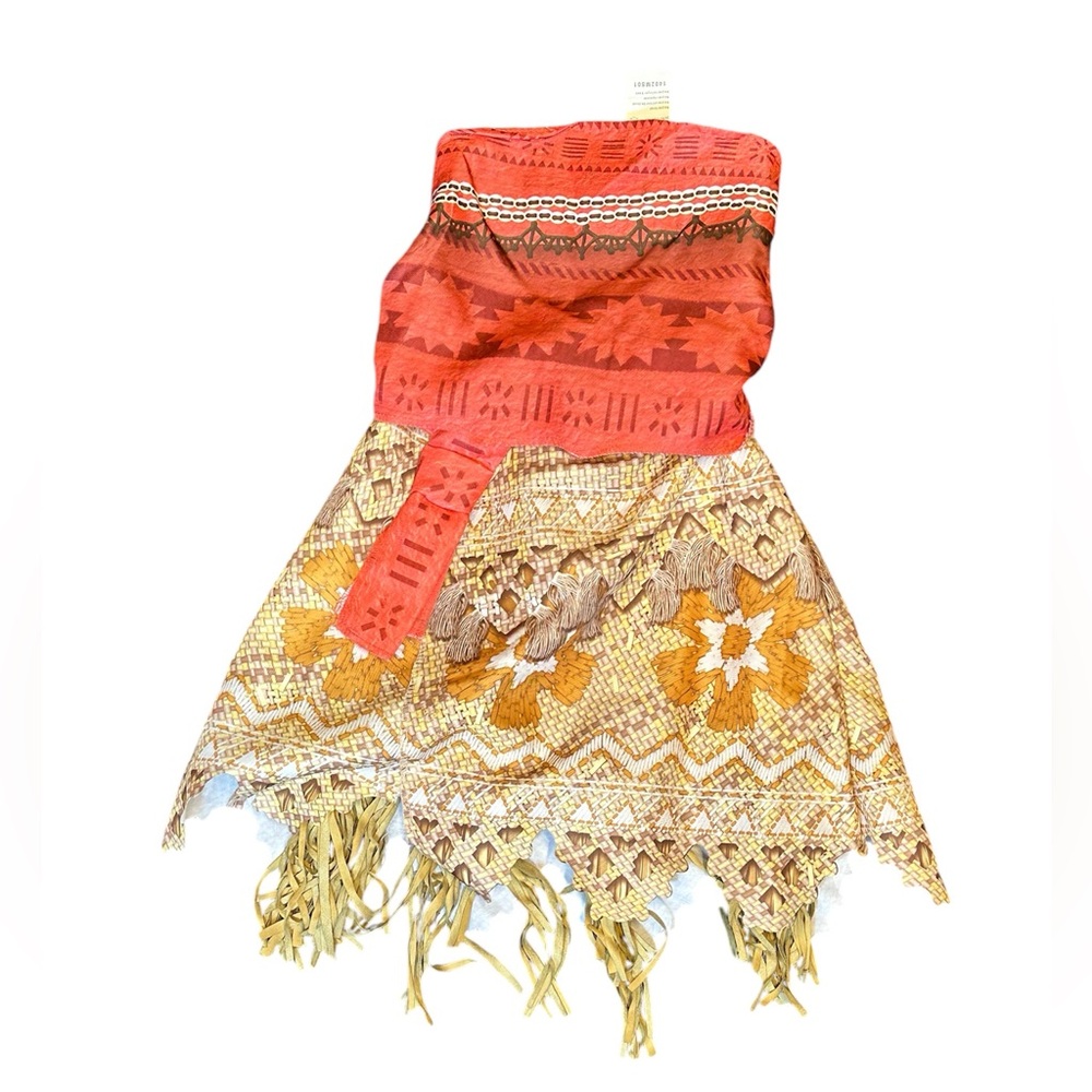 Disney Moana Adventure Dress size kids 4-6x